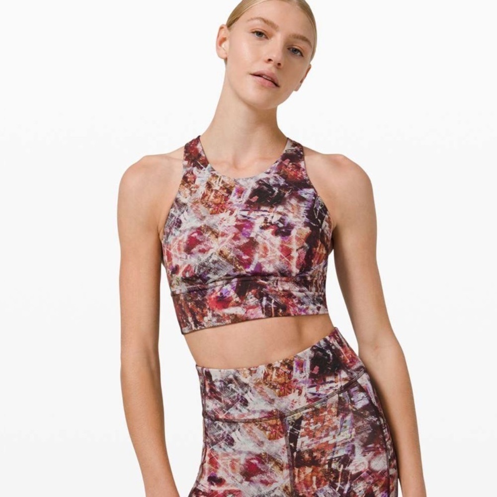 Lululemon 🍋Wunder Train Long-Line Urbantricity Multi Sports Bra